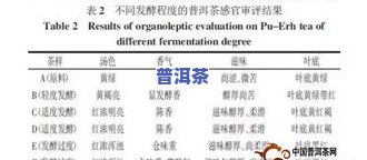 普洱茶与其他茶的对比分析图：更大区别与全面解析