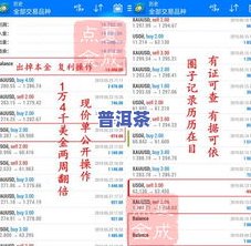 普洱茶询价：一站式交易平台，实时查看交易价格与市场走势