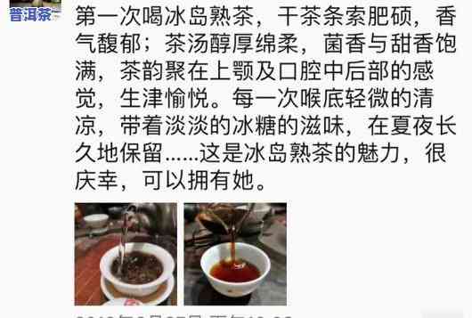 深度解析：冰岛熟茶的特别口感与特点