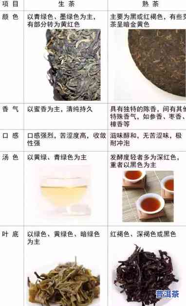 普洱茶生熟怎样区分？图文解析！