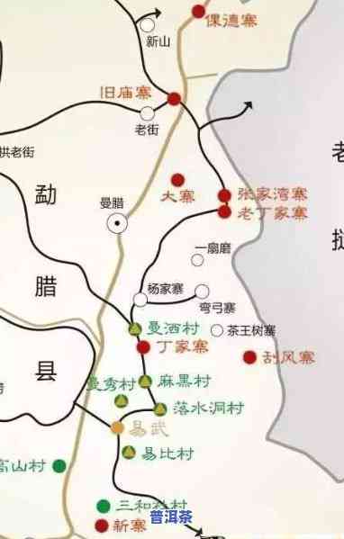 困鹿山普洱茶：产区、寨子及地图全解析