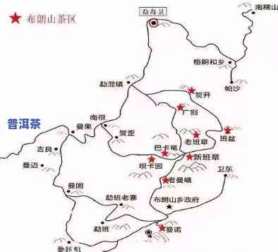 困鹿山普洱茶：产区、寨子及地图全解析