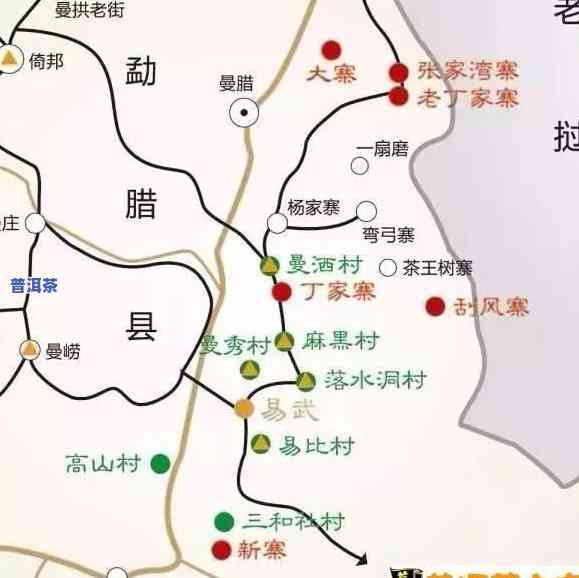 老班章在云南的位置及易武七村八寨茶品种介绍