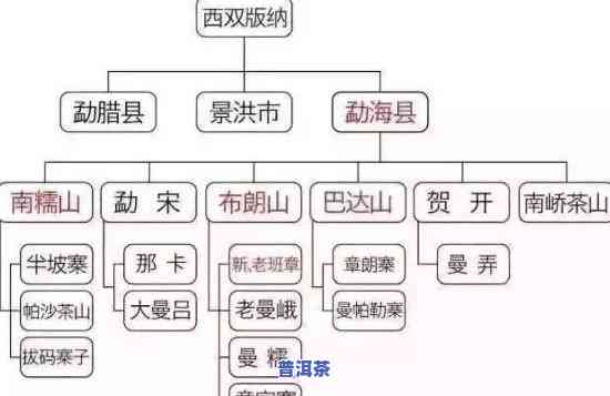 普洱茶区隶属关系图-普洱茶区隶属关系图片