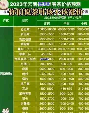 勐海普洱茶价格查询，最新勐海普洱茶市场价格一览，一文看懂购买指南！