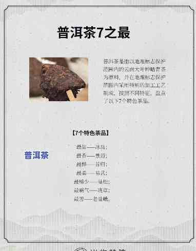 普洱茶：经典香气品种全解析及图片展示