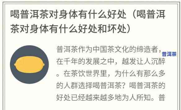 普洱茶不好喝有何利弊？探讨其口感特点及作用因素