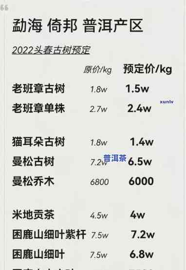 老班章多少钱一公斤？价格查询及市场行情分析