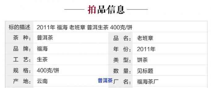 勐海裕福茶厂老班章-勐海裕福茶厂老班章价格表