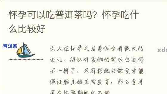 孕妇可以喝淡普洱茶吗？探讨其适宜性和留意事项