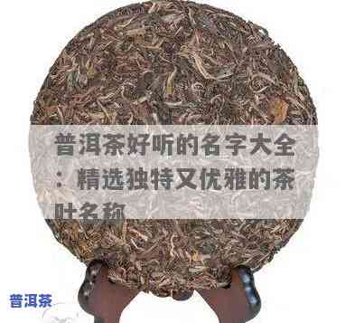 很嫩的普洱茶叫什么名字好听，探寻美味：哪种“很嫩”的普洱茶更好听？