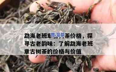 老班章古树茶多少钱一斤，探寻古韵之味：老班章古树茶的价格解析