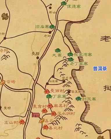 老班章在云南位置及易武七村八寨茶品种介绍