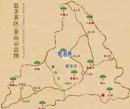 普洱茶区分布地图：全面揭示普洱茶产区地理分布