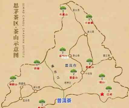 普洱六大古茶山分布-普洱六大古茶山分布图