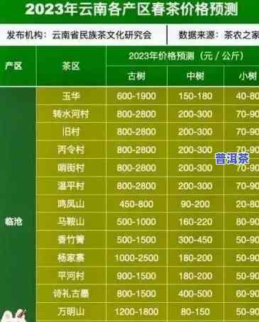 普洱茶叶的最新排行榜及价格一览