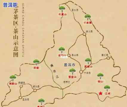 勐海普洱茶区分布全图：高清、最新版