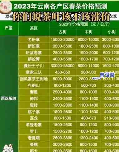 2014年普洱茶生茶价格全览：多少钱一斤？最新开盘价！