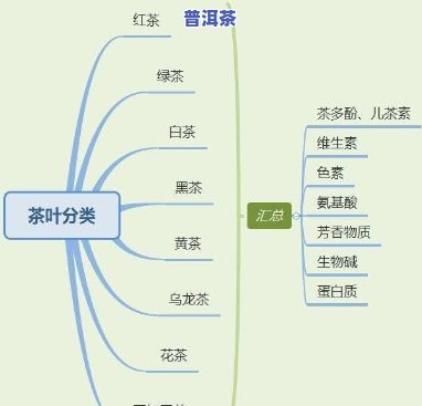 普洱茶特点高清思维导图图片大全