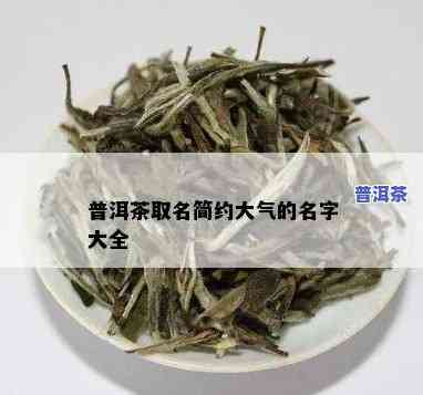 怎么起普洱茶的名字呢女生-怎么起普洱茶的名字呢女生网名