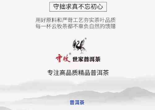 云牧世家普洱茶，品味云端之上的甘醇：云牧世家普洱茶的魅力探索