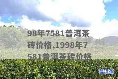 98年的普洱茶砖价格表，揭示历史韵味：1998年普洱茶砖价格全揭秘