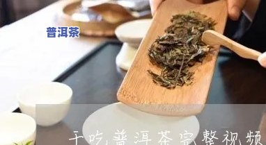 干饼普洱茶冲泡技巧视频教程