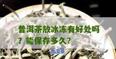 普洱茶冷冻保存能喝吗，普洱茶冷冻保存：能否饮用？