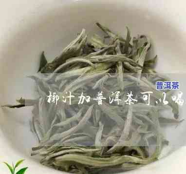 椰子汁加青甘普洱茶，女生能喝吗？