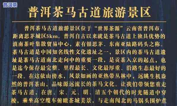 普洱茶马古道游记：攻略与门票价格全解析