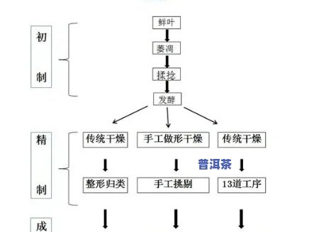 滇红茶制作工艺流程图，滇红茶的制作工艺流程图